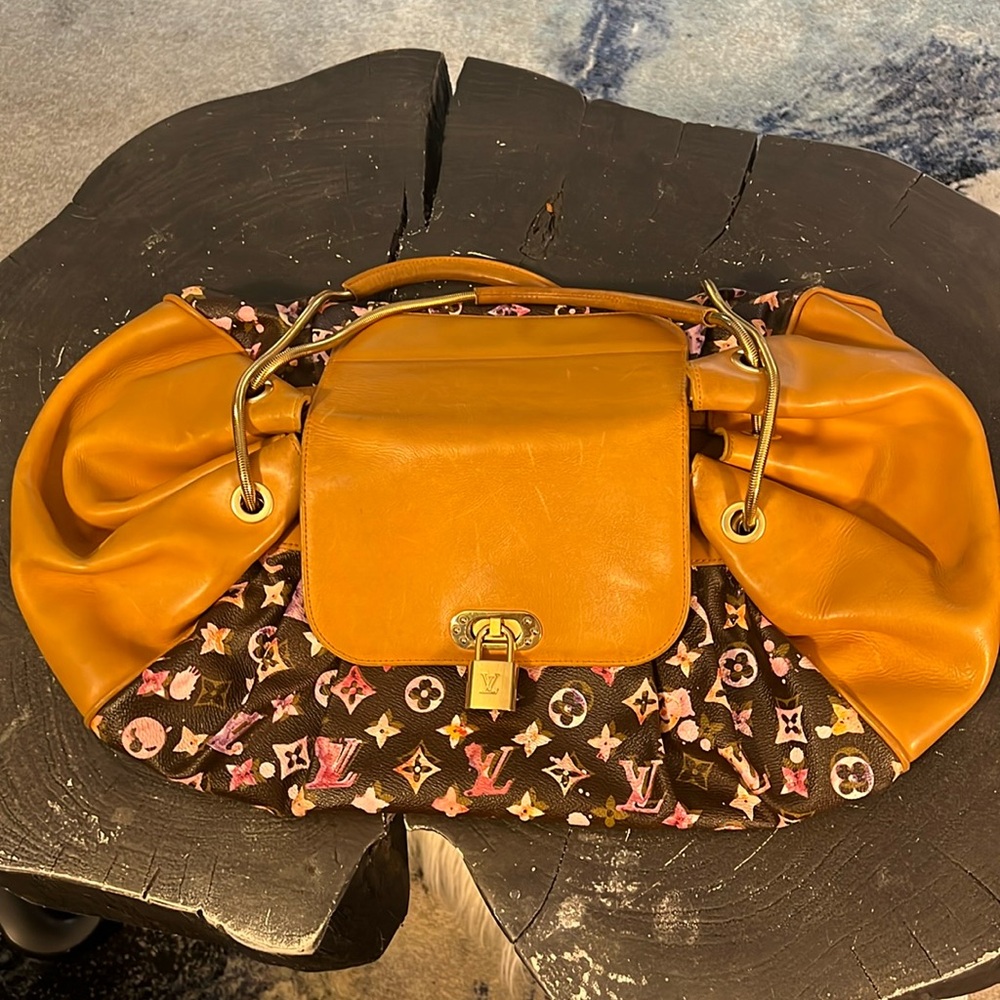 Louis Vuitton Richard Prince Watercolor Jamais Vu bag.